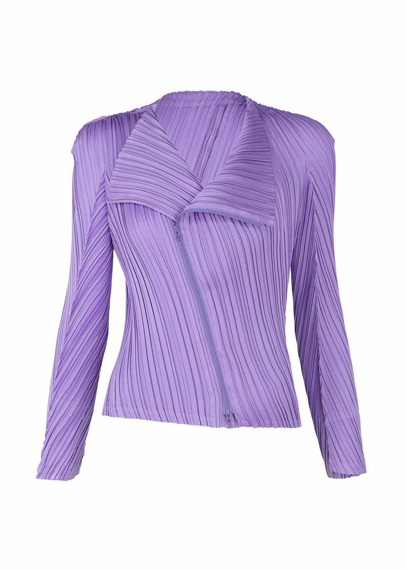 INTANGIBLE PLEATS Jacket Purple