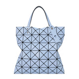 LUCENT W COLOR Tote Light Blue x Greyish Blue