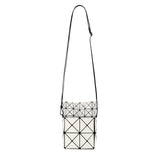 LUCENT NEST Shoulder Bag White x Light Grey