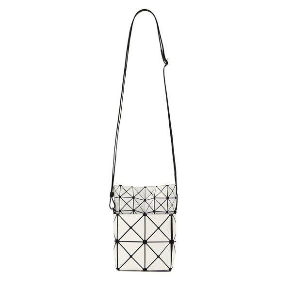 LUCENT NEST Shoulder Bag White x Light Grey