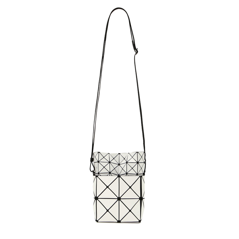LUCENT NEST Shoulder Bag White x Light Grey