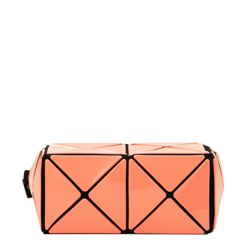 LUCENT NEST Shoulder Bag Coral Pink x Beige