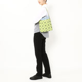 LUCENT NEST Bag White x Light Grey