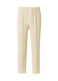 KERSEY PLEATS Trousers Ivory