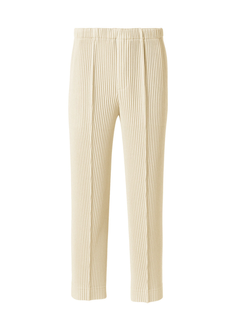 KERSEY PLEATS Trousers Ivory