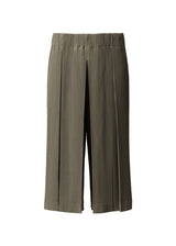 PLEATS BOTTOMS 1 Trousers Olive Drab