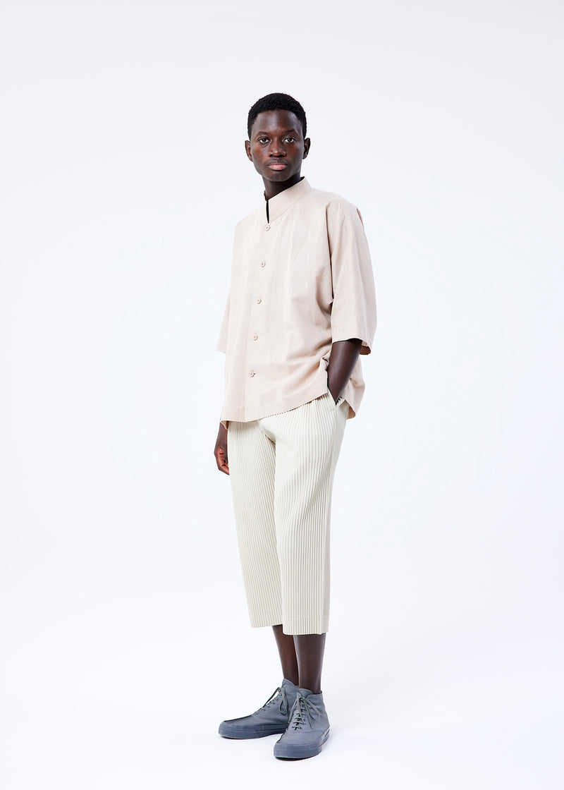 TAILORED PLEATS 2 Trousers Pearl Beige