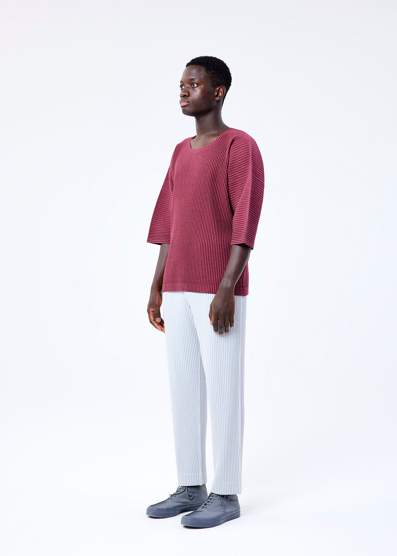 HEATHER PLEATS Top Red