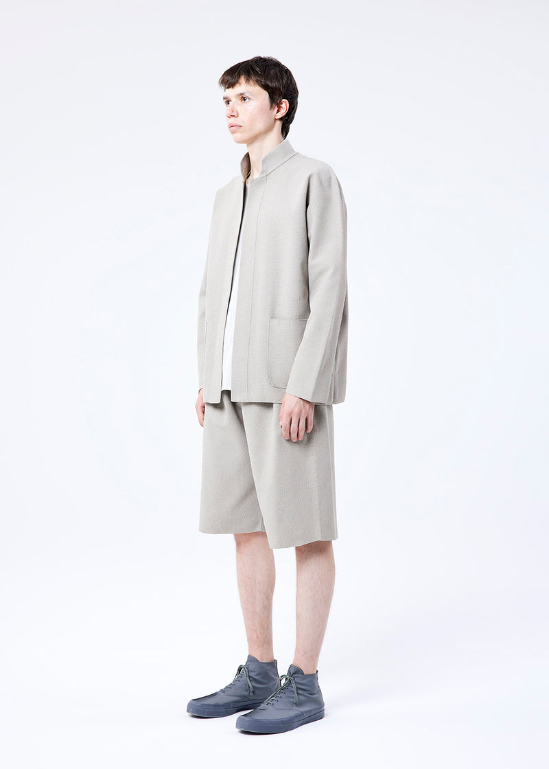 INLAID KNIT Jacket Light Blue