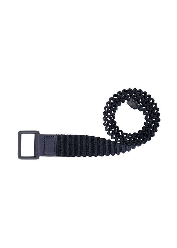 PLEATS BELT Belt Navy