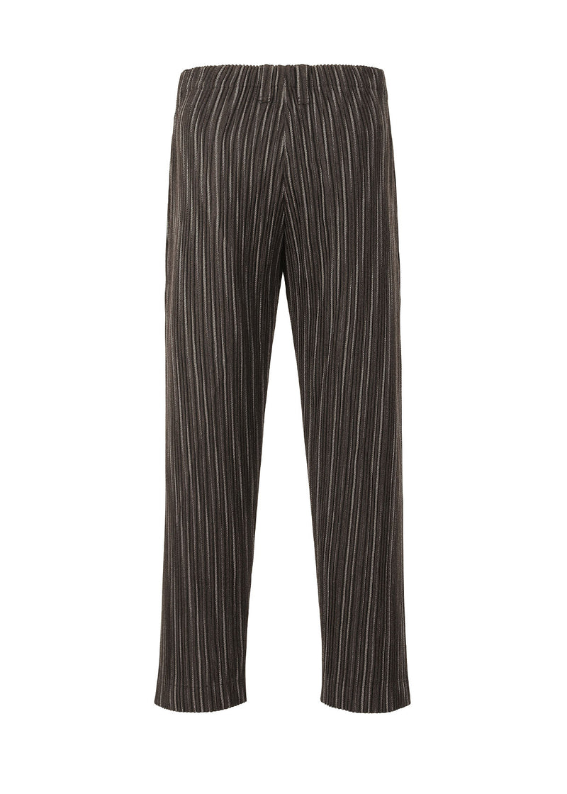 TWEED PLEATS Trousers Red Check