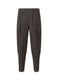 TWEED PLEATS Trousers Black Stripe