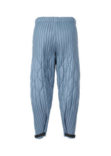 PADDED PLEATS Trousers Light Grey