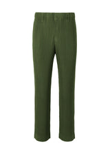 COLOR PLEATS Trousers Dark Olive Green