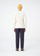 COLOR PLEATS Trousers Taupe Violet