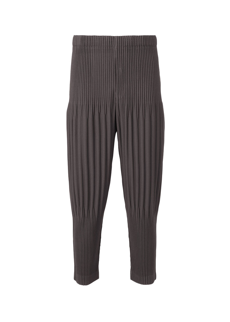 COLOR PLEATS Trousers Taupe Violet