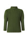 COLOR PLEATS Top Dark Olive Green
