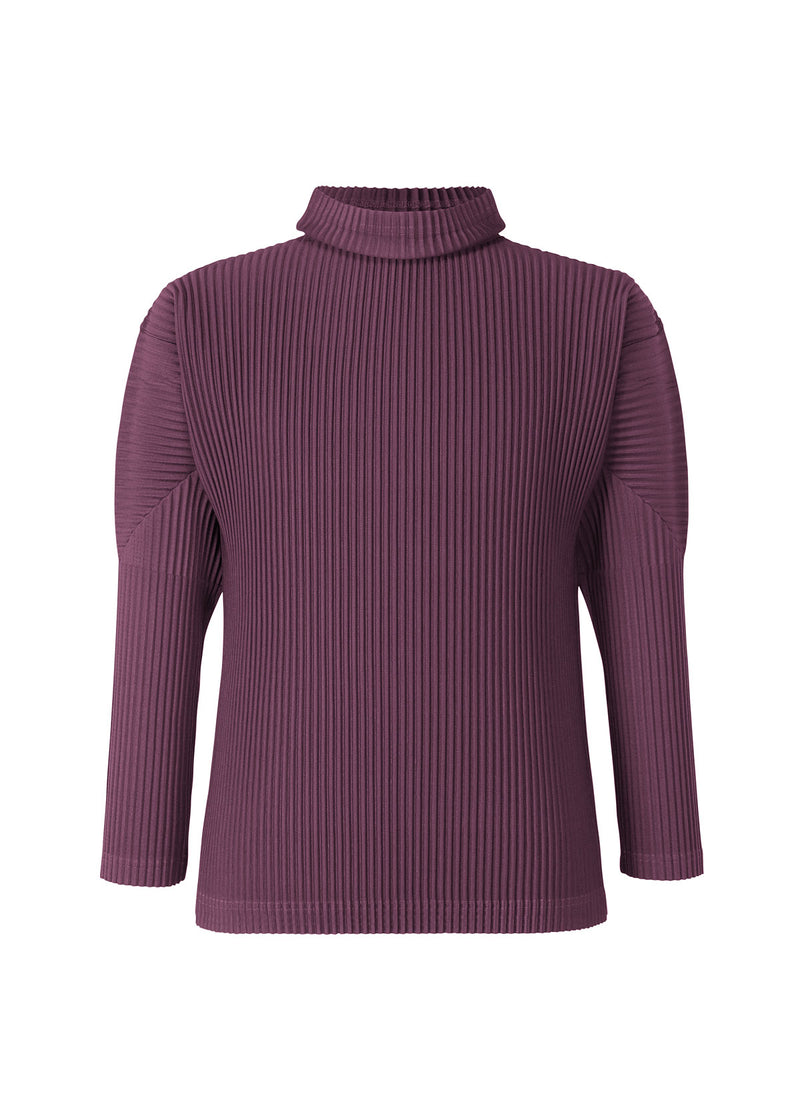 COLOR PLEATS Top Mulberry Purple