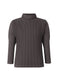 COLOR PLEATS Top Taupe Violet