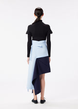 132 5. SQUARE UNITS Skirt Camel x Red