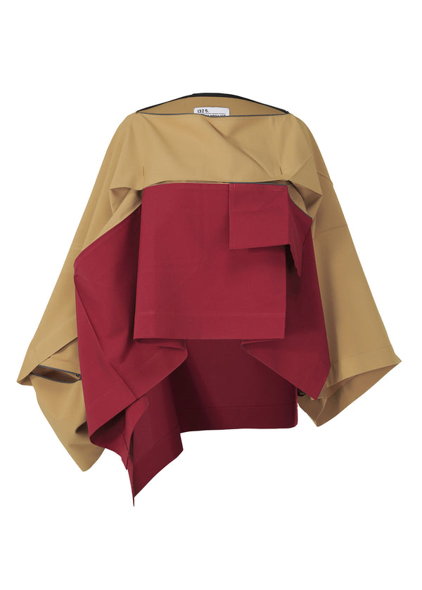 132 5. SQUARE UNITS Shirt Camel x Red