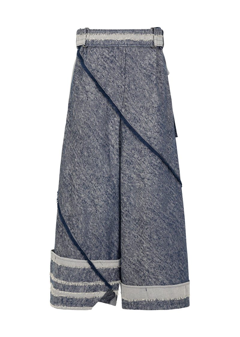 ROLLED DENIM Trousers Indigo