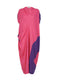 PIVOT DRAPE Dress Pink x Purple