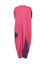 PIVOT DRAPE Dress Pink x Purple