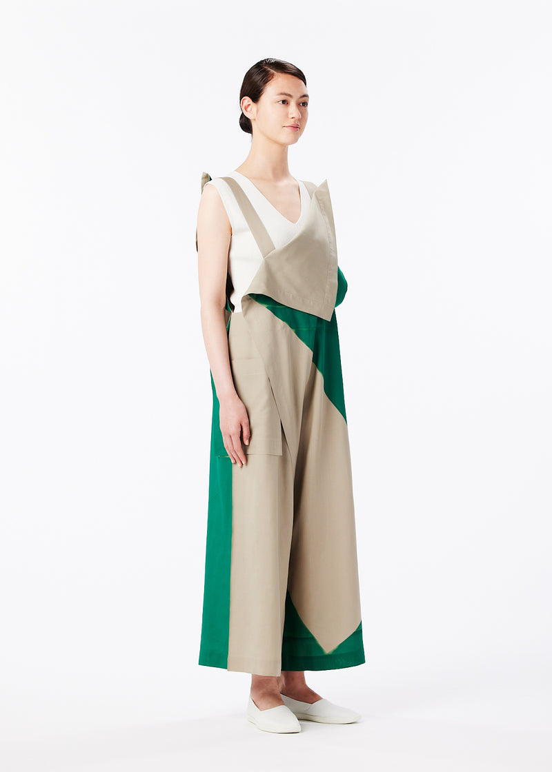 PIVOT DRAPE Jumpsuit Olive x Green
