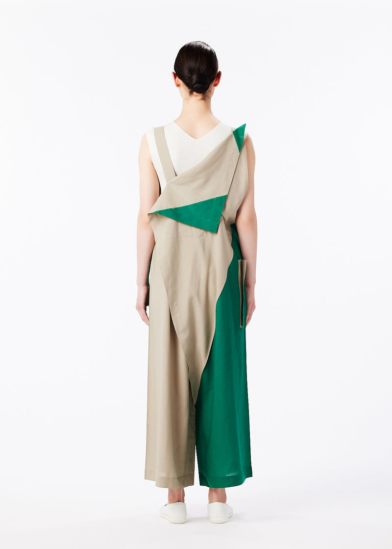 PIVOT DRAPE Jumpsuit Olive x Green