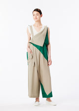 PIVOT DRAPE Jumpsuit Olive x Green