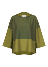 PARALLELOGRAM Shirt Khaki x Green