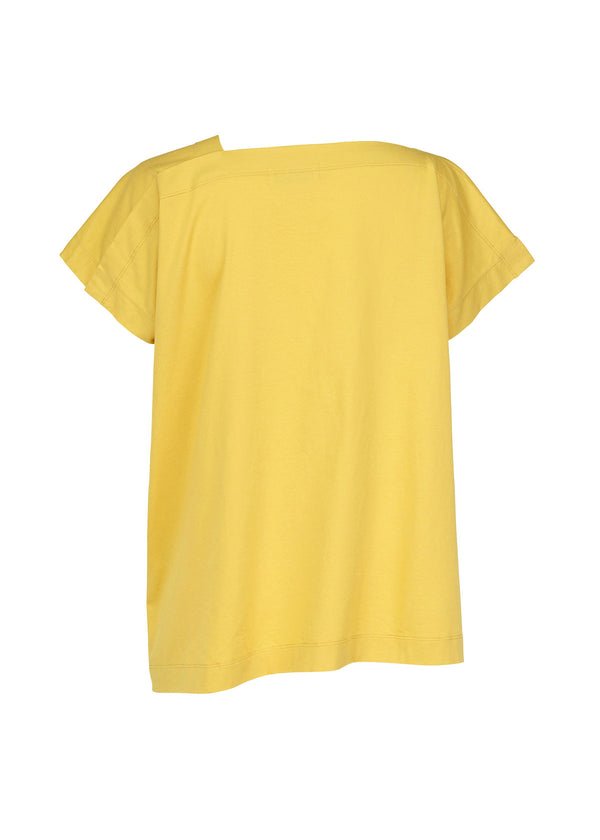 SQUARE JERSEY Top Mustard