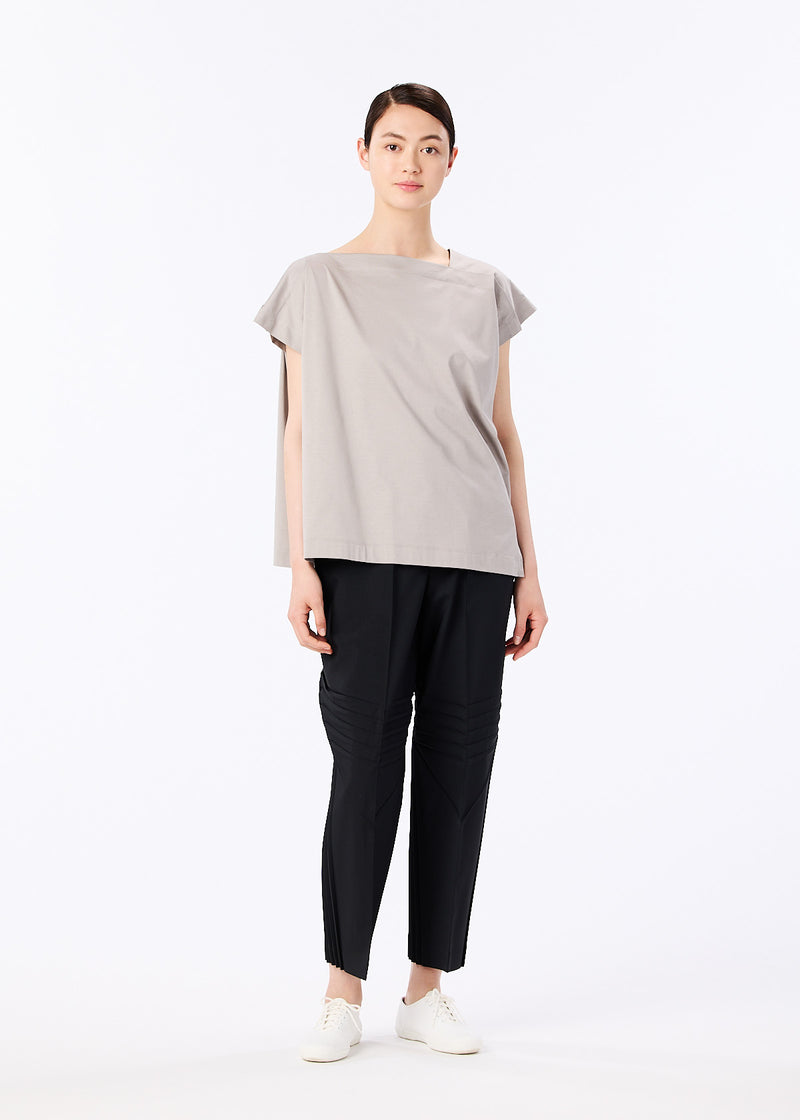 SQUARE JERSEY Top Dark Red