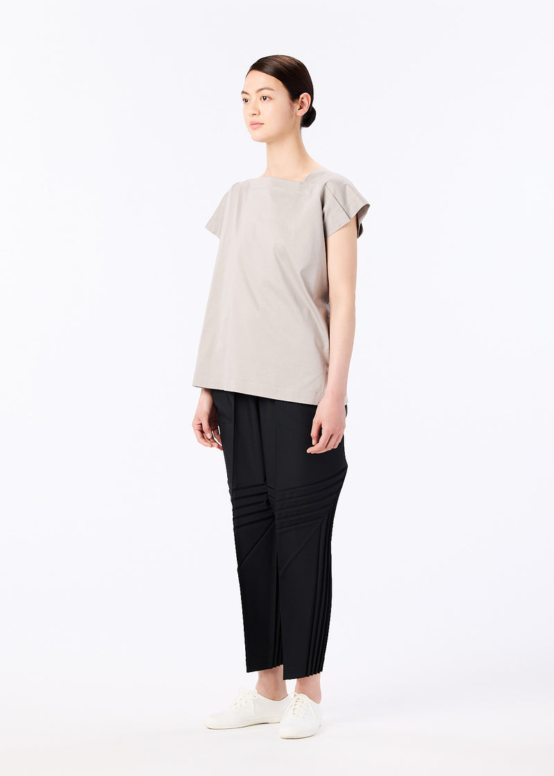 SQUARE JERSEY Top Grey
