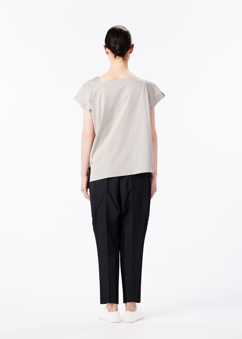 SQUARE JERSEY Top Dark Red