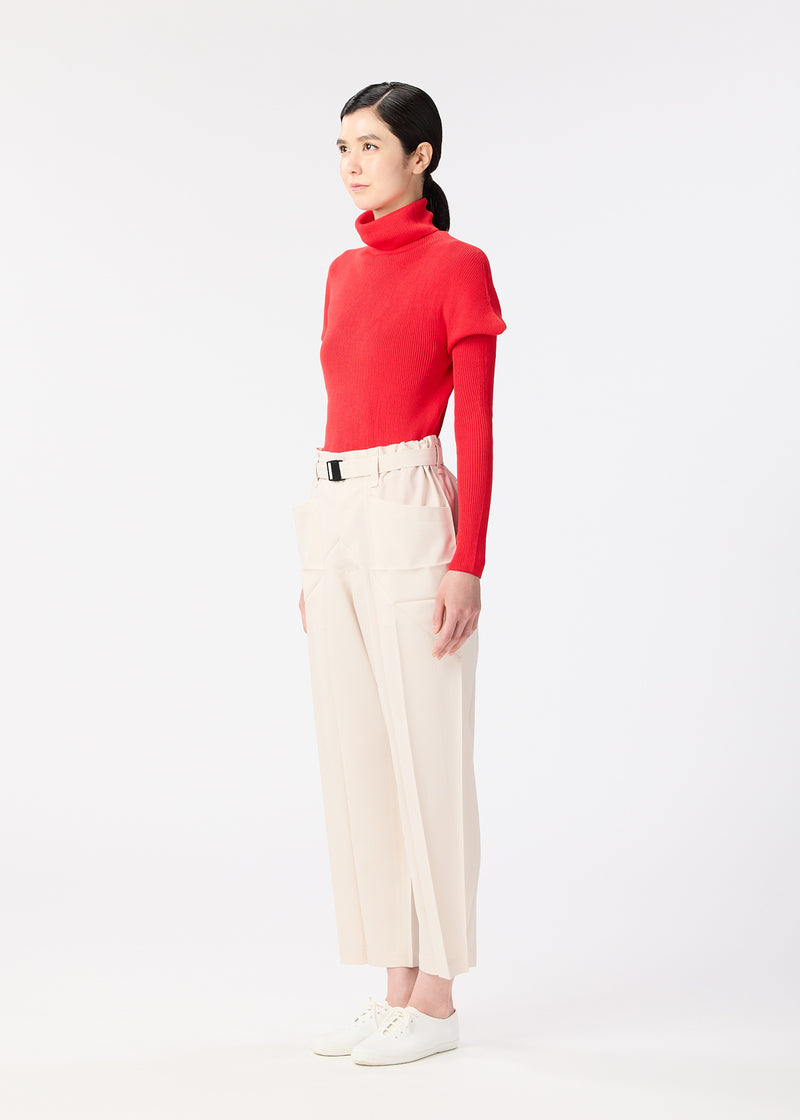 EDGE BOTTOMS Trousers Vermilion