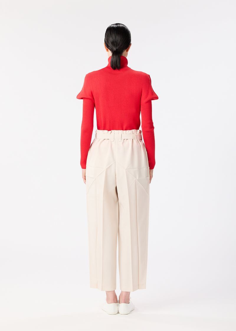 EDGE BOTTOMS Trousers Vermilion