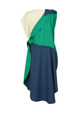 MOBILE Dress Olive x Red x Black