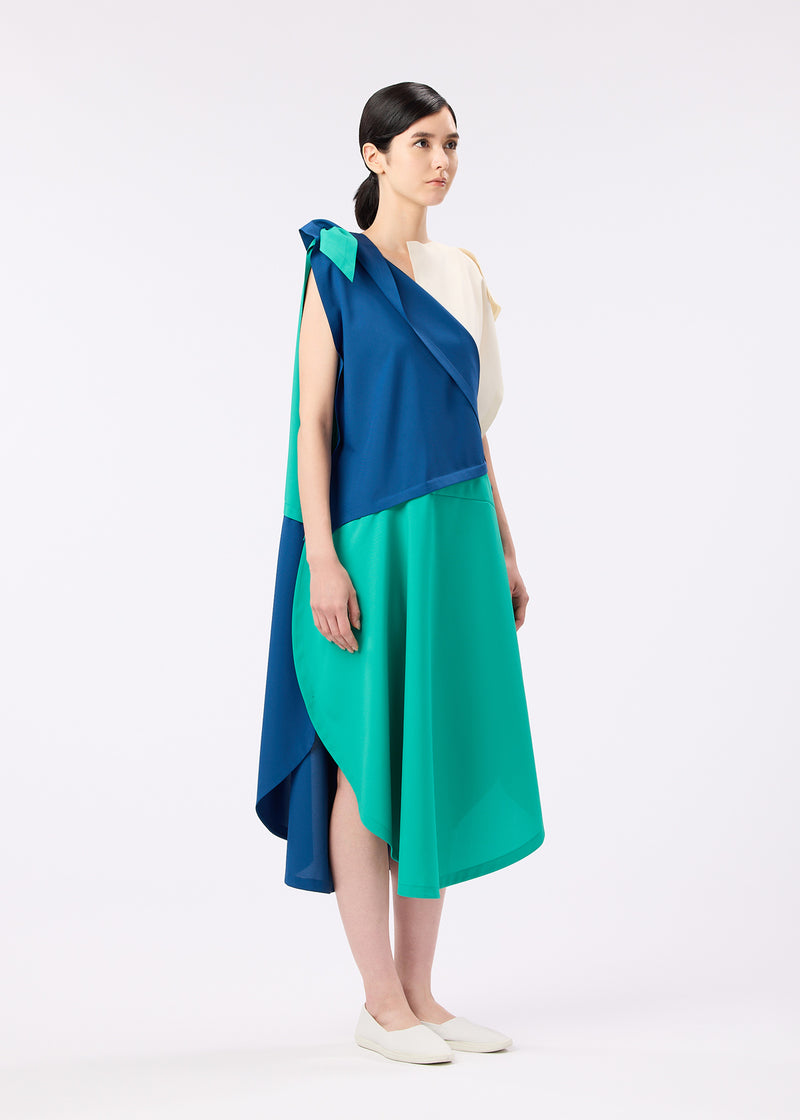 MOBILE Dress Olive x Red x Black