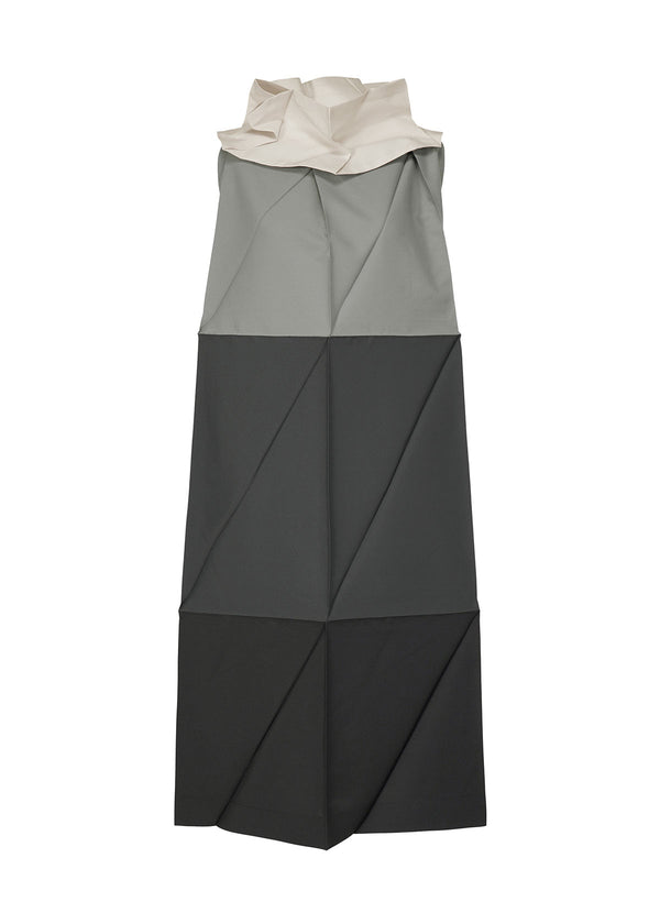FLOATING TONE Dress Grey Tone
