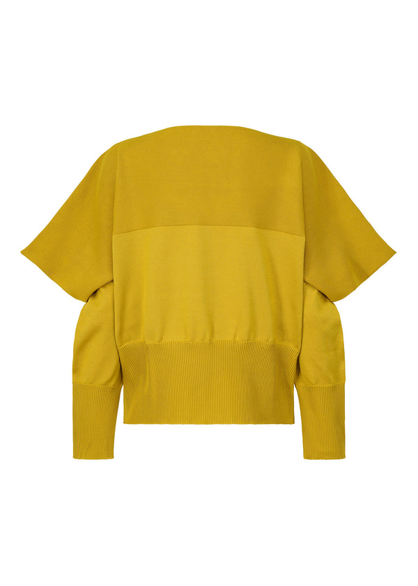 SQUARE STACK KNIT Top Green