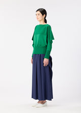 SQUARE STACK KNIT Top Cream