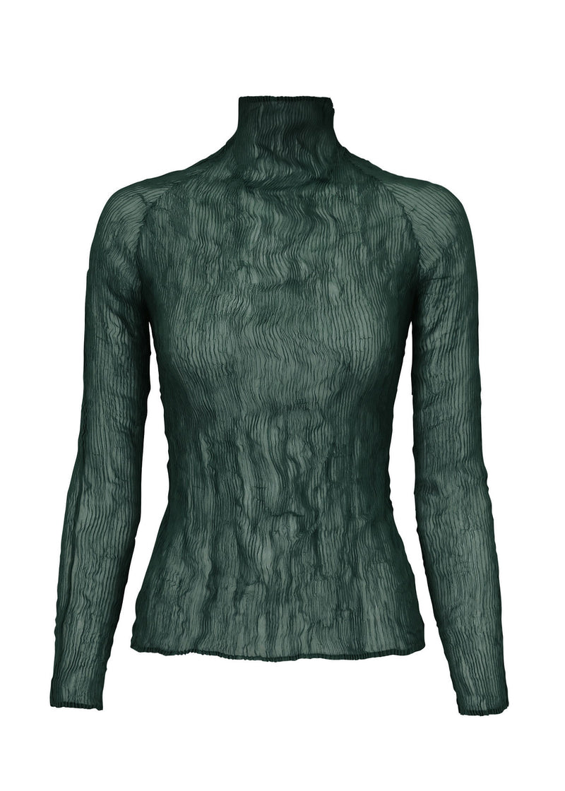 CHIFFON TWIST-18 Shirt Dark Green