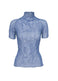 CHIFFON TWIST-18 Shirt Blue