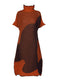 SHADE KNIT Dress Brown-Hued