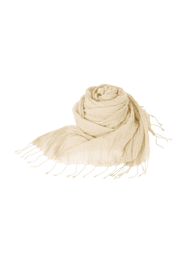 COTTON SHRINK STOLE Stole Light Beige