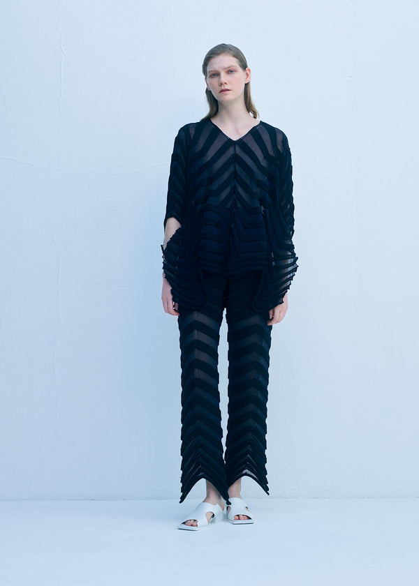 JELLY KNIT Trousers Black