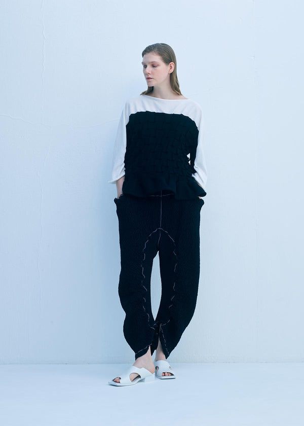 WAVELET PANTS Trousers Black