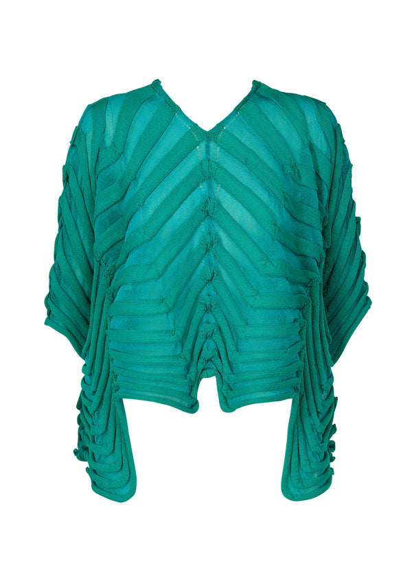 JELLY KNIT Top Turquoise Green
